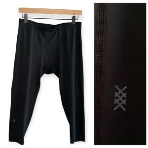 RHONE Black Performance Running Tights Leggings Large